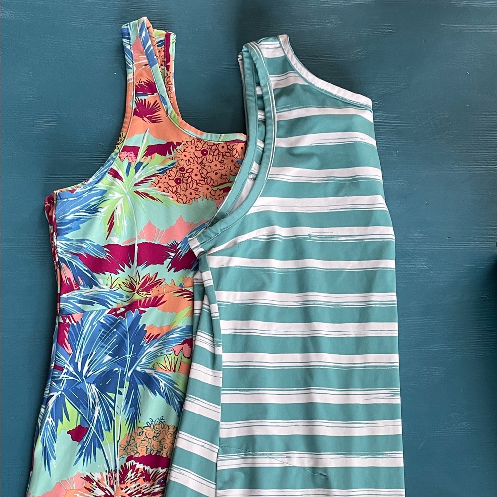 (2) Columbia PFG tank dresses size large